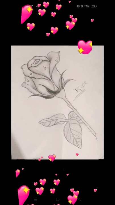 Rose pencil penting 🌹✏️👉 # art by Subhashree # shorts # odia