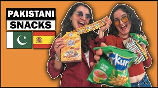 Foreigners Try Pakistani Snacks Reaction Video Living In Turkey Shor Vlogs