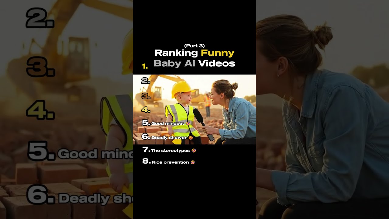 Ranking Funny Baby AI Videos Shorts Viral