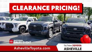 Save Big During the Toyota National Sales Event | Fred Anderson Toyota of Asheville
