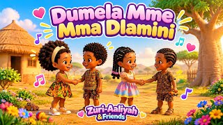 Dumela Mme Mma Dlamini 🎵 | Setswana Kids Song | Zuri-Aaliyah & Friends