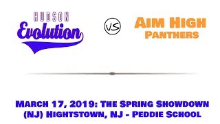 Hudson Evolution vs Aim High Panthers - March 17, 2019