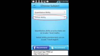 Educational Apps QVprep Lite Grade 7 Math English app video Part 7 8 Practice Test 7 8 screenshot 3