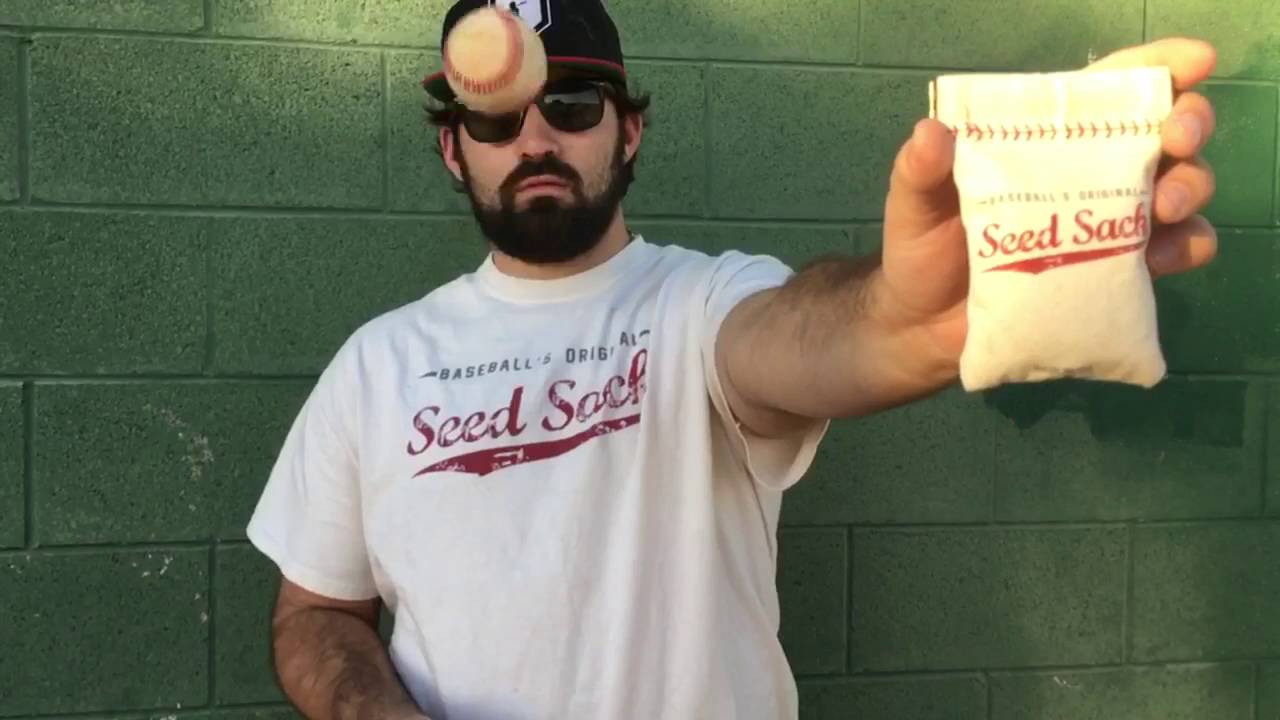 Seed Sack with Slow Motion Baseball