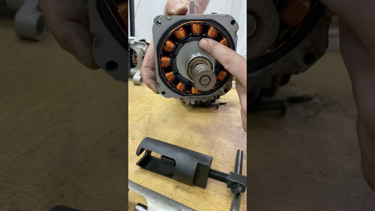 Инверторный двигатель BLDC стиральной машины Bosch без щеток, без звука, пыли и с КПД 90%, как Вам?