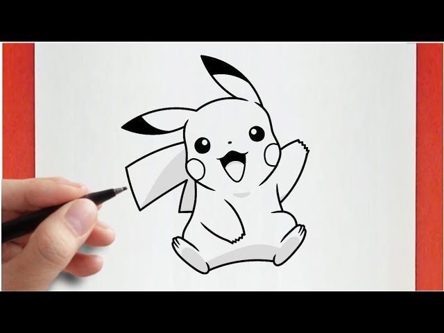 How to draw Pikachu step by step - Pokemon Go por Dibujos-Para