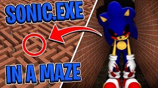Stuck in a MAZE with SONIC.EXE AFTER ME! - Garry's Mod Gameplay