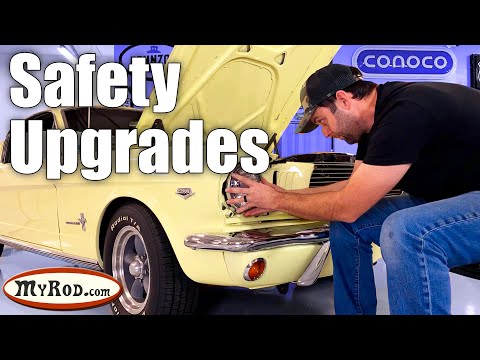 1966 Mustang Upgrades - LED lights, horns, headlights