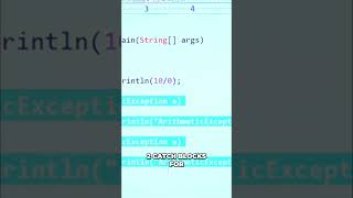 Java Exceptions: Avoid Duplicate Catch Blocks for Errors #shorts