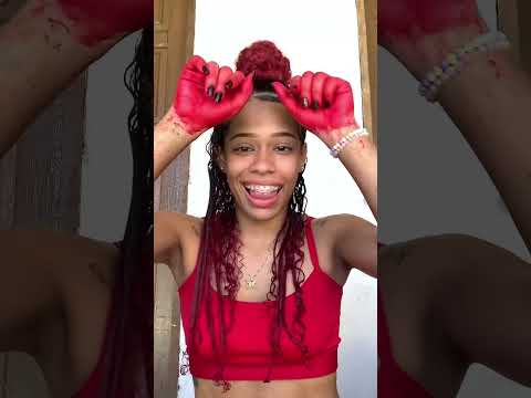 Pintando meu cabelo