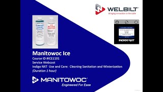 ICE1101 Indigo NXT Use and Care Webcast Recording
