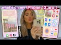 WHATS ON MY iPHONE 13 PRO *NEW!* (cute & aesthetic widgets) | iOS15