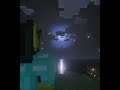 beautiful moon in Minecraft world