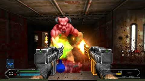 BRUTAL DOOM v21 - HALLS OF THE DAMNED (E2M6)