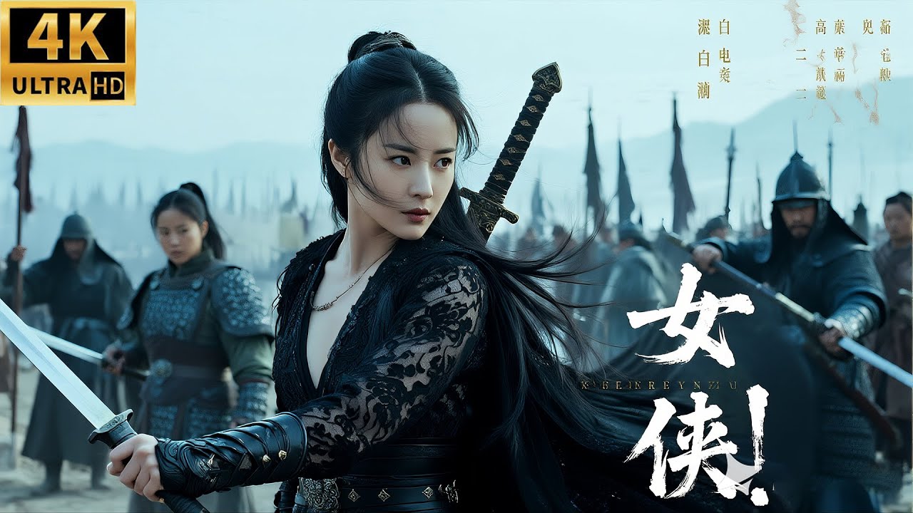 Сексуальная молодая женщина усердно практикует боевые искусства и в одиночку убивает мятежников.