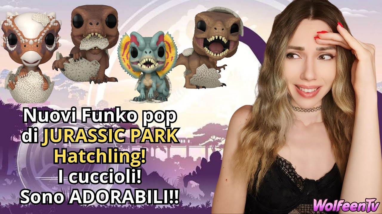 UNBOXING nuovi Funko pop dinosauri Hatchling - Jurassic Park - Novità pop 2025