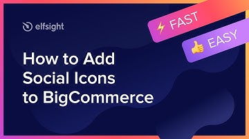 How to Add Social Media Icons App to BigCommerce