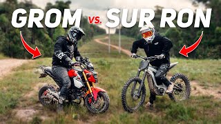 Honda GROM vs. Sur Ron OFF-ROAD!