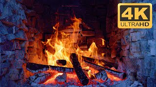 🔥 Beautiful Fireplace Burning For Your Home & Crackling Fire Sounds 🔥 Relaxing Fireplace 4K 3 Hours