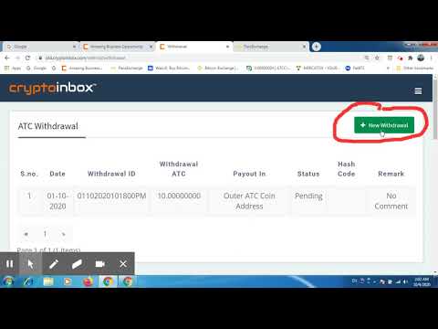 ATC COIN TRANSFER TO PARO EXCHANGE