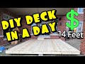 Cheap diy floating deck