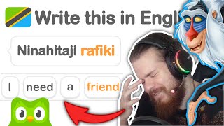 SWAHILI SPEEDRUN: Maybe I should stop speedrunning every language on Duolingo
