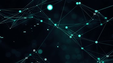 Digital Projection Of Abstract Geometrical Lines | 4K UHD Stock Footage