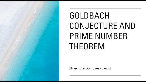 Goldbach conjecture and prime number theorem