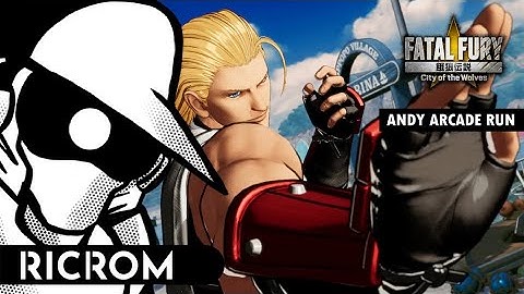 Andy Bogard Fatal Fury CoTW Arcade Run [RicRom Plays]