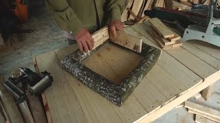 How To Process Pallet Wood and Log tree Into Create Something Amazing At Home