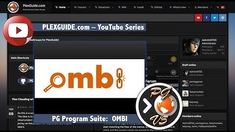 PlexGuide:  OMBI & PlexGuide Deployment v1