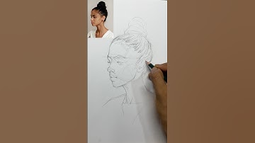 How to draw faces from different angles #fyp #shorts #drawing