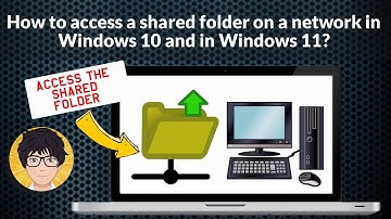 How to access a shared folder on a network in Windows 10 | access a shared folder  Windows 11.