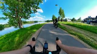 A beautiful city ride in Oulu Finland