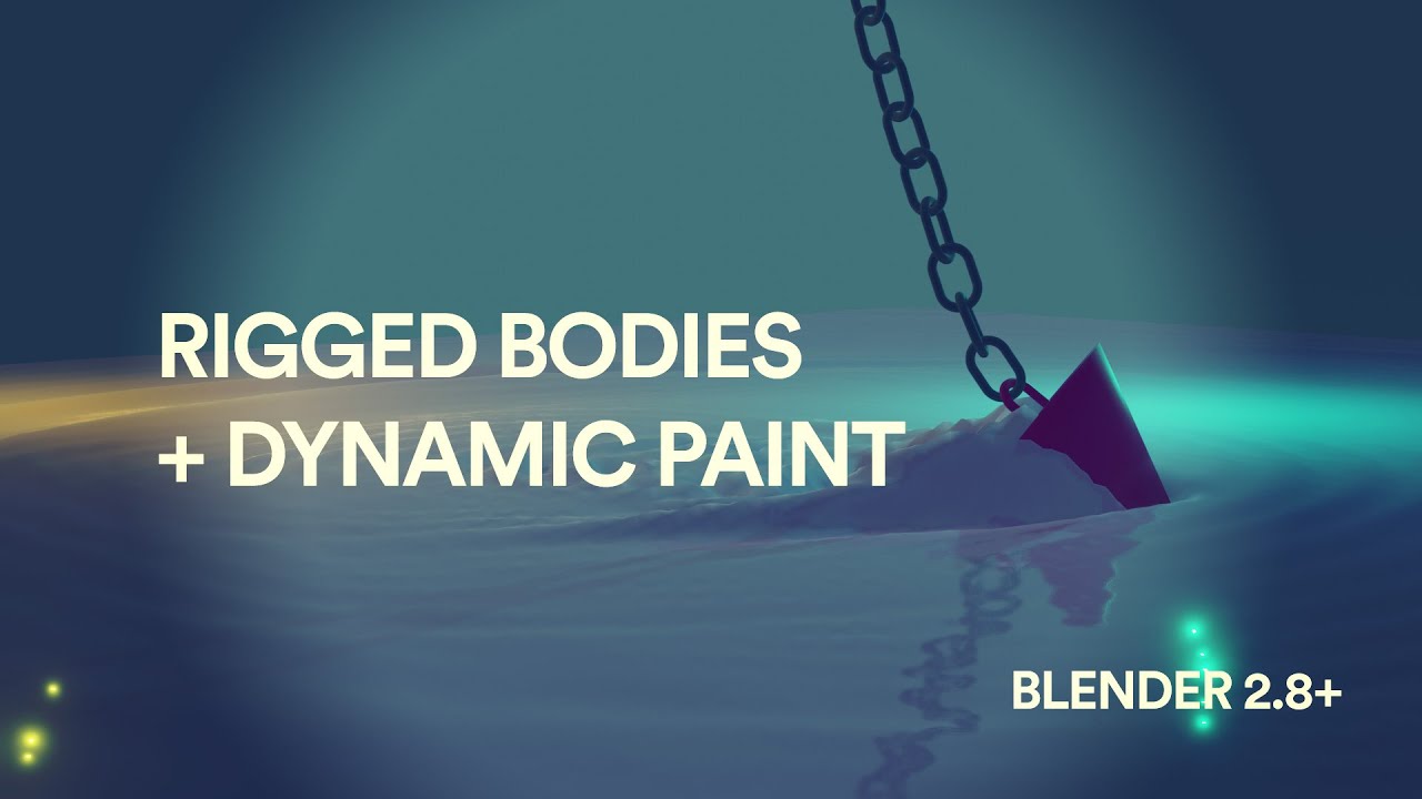 Rigid Body Chain and Dynamic Paint - Part 1 of 2 - YouTube