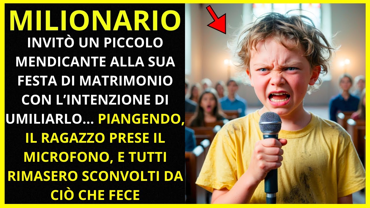 🔴UN MILIONARIO HA INVITATO UN PICCOLO MENDICANTE ALLA SUA FESTA DI ...