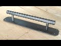 not everyone knows, how to make a door handle from concrete iron