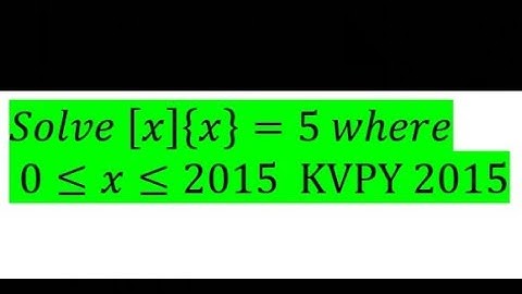 IOQM | JEE | Greatest Integer Function | Fractional Part Function | Maths
