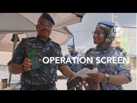 Interpol — Operation Screen West Africa 2024