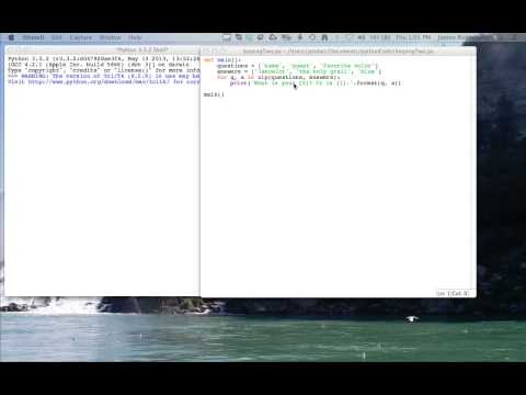 PY 4U 44: Iterating Over Two Sequences