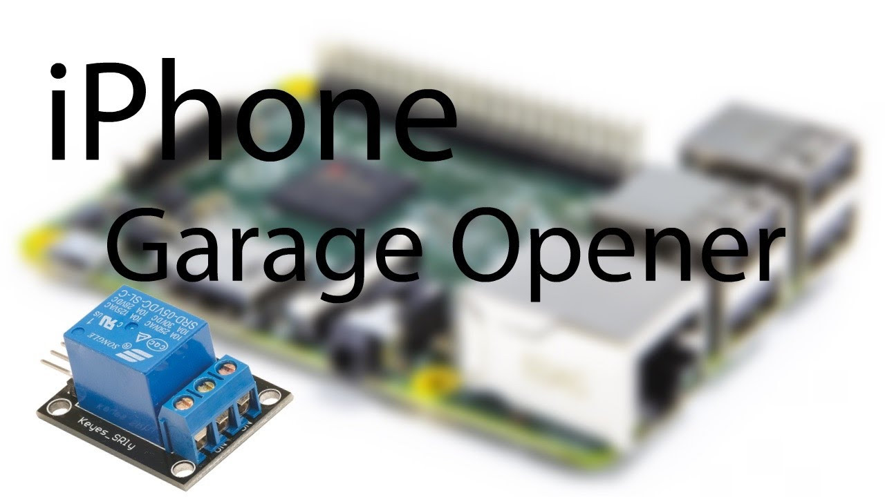IPhone Garage Opener using Raspberry Pi
