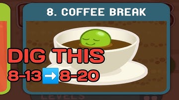 dig this level 8-13 to 8-20 solution gameplay android, ios game