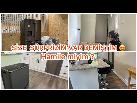 BUZ DOLABIMIZ BOZULDU 😫 MUTFAĞA ALDIĞIMIZ BAR SANDALYESİ VE DİĞER KARGOLARIM GELDİ 😍 GÜNLÜK VLOG