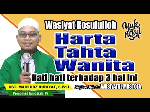  Harta  Tahta  Wanita II Ust Mahfudz Rudiyat S Pd I YouTube