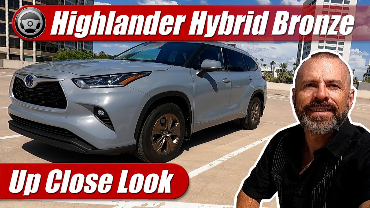 Toyota Highlander Hybrid Bronze Edition: Up Close Look - YouTube