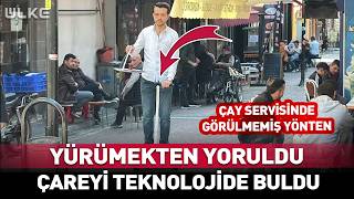 Çay Servisinde Eşi Benzeri Görülmemiş Yöntem Görenler Bir Daha Bakıyor