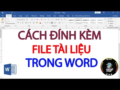 #1 Cách đính kèm file trong word Mới Nhất