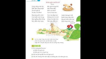 Đàn gà mới nở, Tiếng Việt 2, tập 2, sách Cánh diều, trang 4