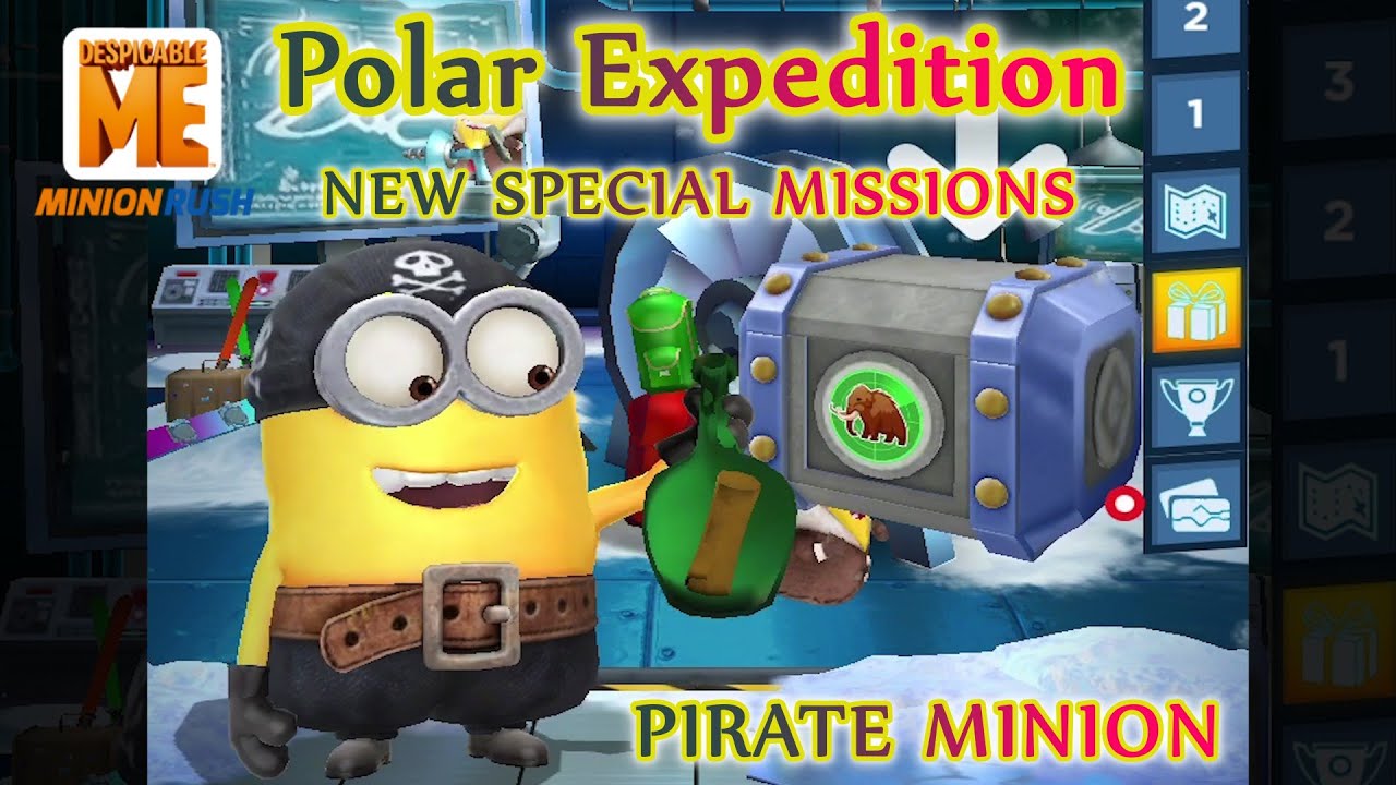 Despicable Me: Minion Rush - Pirate Minion - Polar Expedition NEW