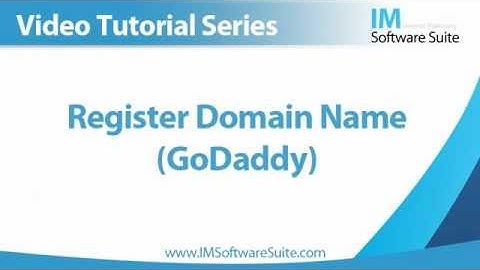 How to Register a Domain Name with GoDaddy